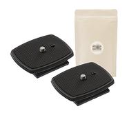 2x Piastra di treppiede compatibile Velbon - Piastra a sgancio rapido sistema D680 EX 638 CX 888 460 470 570 444 QB4X DF 50 FHD52Q 390 800 - Adaptout marca francese