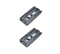 2X Piastra Un Sgancio Rapido, Adattatore per Piastra Un Sgancio Rapido per Fotocamera per Accessori per Fotocamere Benro KH25/KH26/KH25N/KH26NL