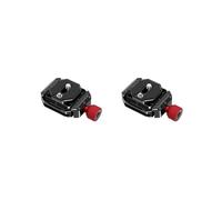 2X Piastra Universale A Sgancio Rapido Morsetto Stabilizzatore per Fotocamera Reflex Base per Treppiede Base A Sgancio Rapido Gimbal 38mm Accessori
