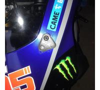 2X Piastre di blocco base chiusura specchietto per YAMAHA YZF R1 R 1 YZF-R1 Y...