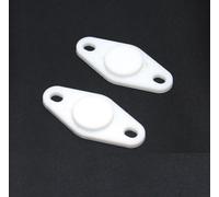 2X PIASTRE TAPPI DI CHIUSURA BLOCCO ELIMINAZIONE SPECCHIO per APRILIA RSV MIL...
