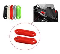 2X PIASTRE TAPPI DI CHIUSURA BLOCCO ELIMINAZIONE SPECCHIO per KAWASAKI NINJA ...