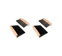 2X Piccolo Set di Paletta e Spazzola per La Polvere, Set di Scopa e Paletta A Mano, Raccogli Briciole In Legno per La Scrivania di Casa, Divano