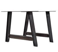 2x Piedi tavolo gambe a forma di A IPE metal table Steel legs - Pieds de table