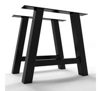 2x Piedi tavolo gambe a forma di A - metal table Steel legs - Pieds de table