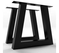 2x Piedi tavolo gambe a forma di TRAPEZIO - Metal Table Legs - Pieds de table