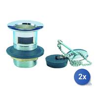 2x PILETTA SIFONE PER LAVABO CTP 1