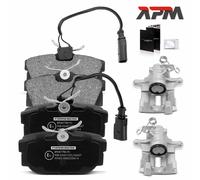 2x Pinza Freno 4x Pastiglie Posteriore Ø264mm per VW California T4 Camper Sharan