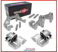 2x Pinza Freno + Supporto Frontale per VW Golf 4 1.8T A3 8L Ø288 Ø57mm Pistone