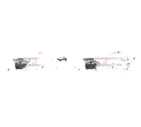 2x Pinze freno KAMOKA Retro S+D per BMW 1 E87