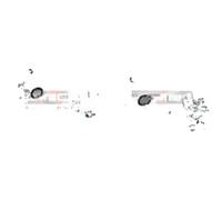 2x Pinze freno KAMOKA Retro S+D per FIAT, OPEL, ABARTH GRANDE PUNTO I