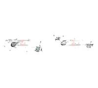 2x Pinze freno KAMOKA Retro S+D per MAZDA 6 I, 6 II, 6 Kombi (GH)