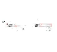 2x Pinze freno KAMOKA Retro S+D per TOYOTA Auris II, COROLLA XI, AURIS II