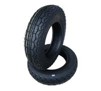 2x Pneumatici HMParts 3.00-8 38J 4PR Tubeless Nero Nuovi