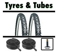 2x Pneumatico Nero 16 x 1.95 (52-305) Bambini Bicicletta BMX & Sch Camere D'Aria