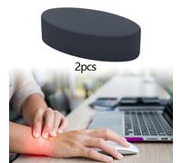 2x Poggiapolsi e gomiti per scrivania, supporto per polso, compatto, portatile,
