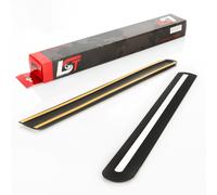 2x Porta Grigio Con Color Cromo Striscia Posteriore LR per Ford Transit Connect