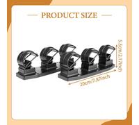 2x Portacanne da pesca Accessori Supporto da parete Supporto versatile