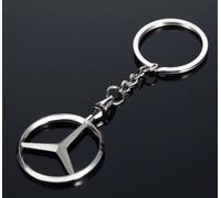 2x Portachiavi Per mercedes benz Stella anello chiavi Stemma Fregio 2 PEZZI