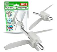 2x Portadischi per Robot da Cucina 162 mm 00621923 621923 per Bosch MUM5 | Codice Originale 00630760 630760 - con Manicotto di Plastica - ONIX TECH