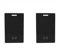 2X Portafoglio Track Card Tracking Location Device Wireless Charging Wallet Phone Finder Funziona per Trova il mio Tracker Tag A