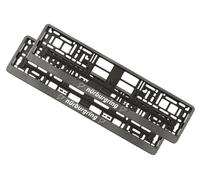 2x Portatarga Europea Telaio Portatarga Carbon look Nurburgring F1