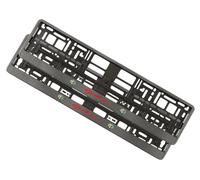 2x Portatarga Europea Telaio Portatarga Carbon look per Fan Alfa Romeo