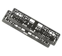 2x Portatarga Europea Telaio Portatarga Carbon look per i fan JEEP