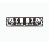 2x Portatarga Europea Telaio Portatarga Carbon look per i fan JEEP