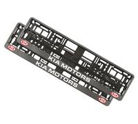 2x Portatarga Europea Telaio Portatarga Carbon look per i fan KIA