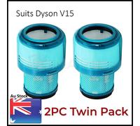 2x Post Filter per Dyson V15 SV22 Rileva Animal Absolute Lavabile Total Clean