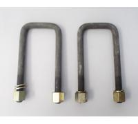 2x Posteriore Balestra U Bullone con Dadi Per Nissan Navara D40 2.5TD/DCI ( 05/