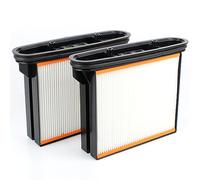 2X Premium Filtro Pieghettato per Metabo ASA 2025, ASA 32 L, ASR 2025, ASR 2050, ASR 25 L SC, ASR 35 L AutoClean, ASR 35 LACP, ASR 35 M AutoClean