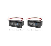 2X Presa Accendisigari Doppia, Presa USB da 78 W e 12 V, Doppia Porta USB-C PD e QC3.0 per Caricabatteria da Auto con Interruttore per Autobus e