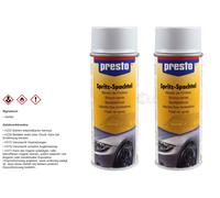 2X Presto Spritzspachtel Spray Grigio 400Ml Acrilico Spritzspachtel