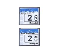 2X Professional 2GB Compact Flash Memory Card per Fotocamera, Macchina Pubblicitaria, Scheda Computer Industriale