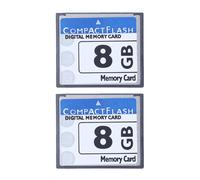 2X Professional Scheda di Memoria Compact Flash da 8 Gb (Bianco & Blu)