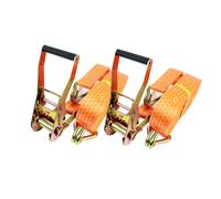 2X Professionale Cinghia Di Fissaggio Auto 2 Pezzi 6M 5T 5000KG TÜV/GS