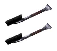 2x Professionale Raschia-Ghiaccio Auto Con Scopino & Impugnatura 58 CM Disco