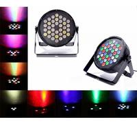 2X PROIETTORE DMX 512 EFFETTO LUCE FLAT PAR LIGHT RGB ALTA LUMINOSITA 36 LED 36W