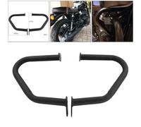2x Protezione Paracilindri Motore Neri Crash Bar Sostituzione Per Thruxton