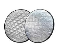 2x Protezione Solare Del Volante,Coperchio Del Volante Summer Protegge Il Dal Sole,Busta Del Automatico Protezione Da Calore,Parasole Pieghevole Per La Protezione Solare Degli Interni