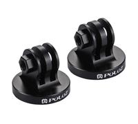 2X PULUZ per Go Pro Accessori Videocamera Treppiede Adattatore per HERO5 4 Session 4 3 + 3 2 1, Yi,(Nero)