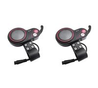 2X QS-S4 48V-60V Acceleratore a pollice Display LCD Misuratore per Zero 8 9 10 8X 10X Scooter elettrico 6PIN Accessori