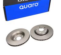 2x Disco freno Assale anteriore ventilato QD7534 QUARO per TOYOTA VERSO AURIS