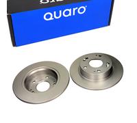 2x Disco freno pieno QD1044 QUARO per HONDA ACCORD VII
