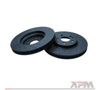 2x Quaro QD0018HC Disco Frontale per Mercedes-Benz W176 W242 W246 C117 X117