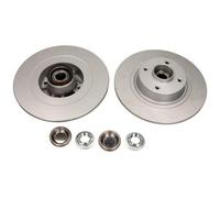 2x QUARO QD3129 Disco freno Posteriore per RENAULT SCÉNIC II (JM0/1) 270mm