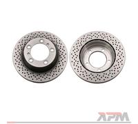 2X Quaro QD3237 Disco Freno Anteriore Per VW Polo Playa Seat Arosa 6H1