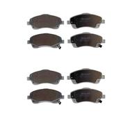 2x Quaro QP0579 Kit Pastiglie Freno Freni a Disco Frontale per Toyota Avensis